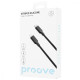 Кабель Proove Striped Silicone Type-C to Lightning (1m) black 2001001957490 6901119776555