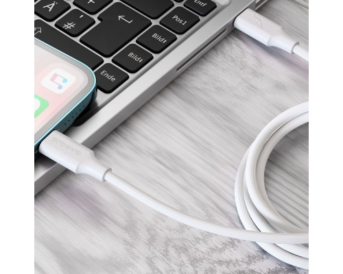 Кабель Proove Striped Silicone Type-C to Lightning (1m) black 2001001957490 6901119776555