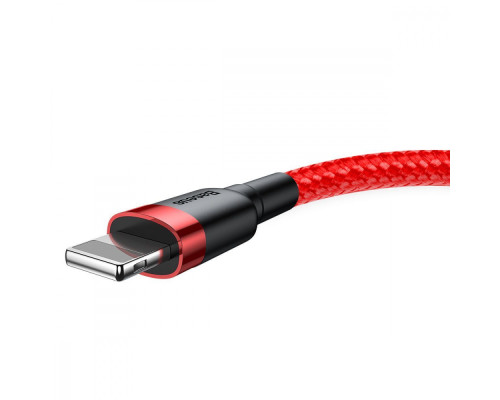 Кабель Baseus Cafule Lightning Cable 2A (3m) gray/black