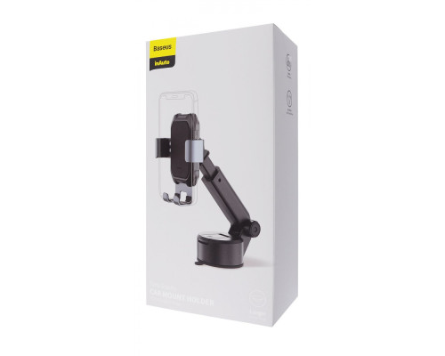 Автомобільний тримач Baseus Tank Gravity Car Mount With Suction Base silver