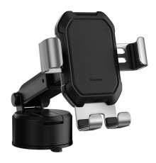 Автомобільний тримач Baseus Tank Gravity Car Mount With Suction Base silver