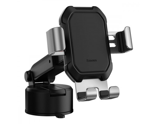 Автомобільний тримач Baseus Tank Gravity Car Mount With Suction Base silver
