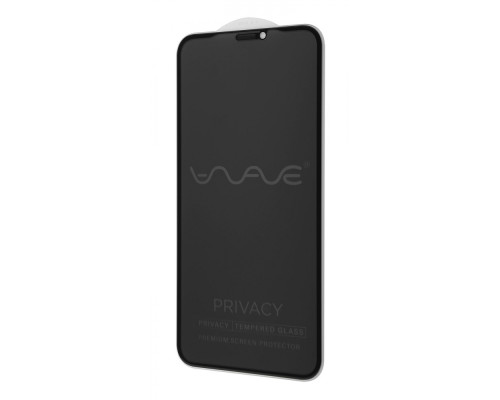 Захисне скло WAVE Privacy iPhone Xr/11 black