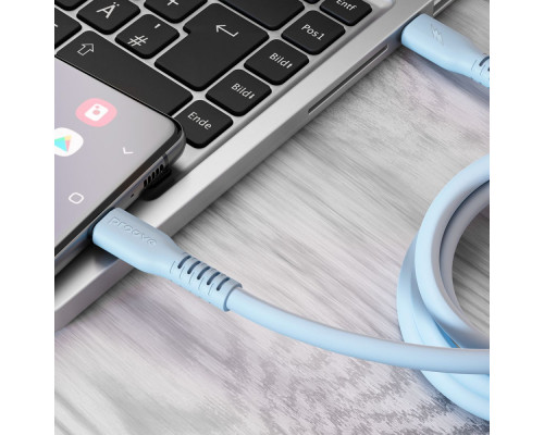 Кабель Proove Eternal Type-C to Type-C 60W (1m) light blue 2001001965280 6901118145741