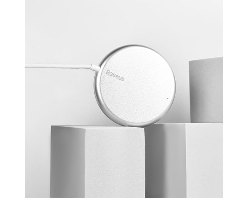 Бездротовий ЗП Baseus Simple Mini Magnetic 15W white