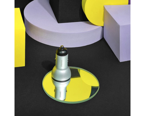 АЗП Baseus Digital Display Dual USB 4.8A Car Charger 24W black