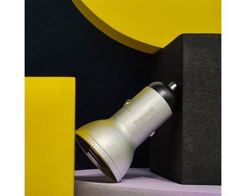 АЗП Baseus Digital Display Dual USB 4.8A Car Charger 24W black