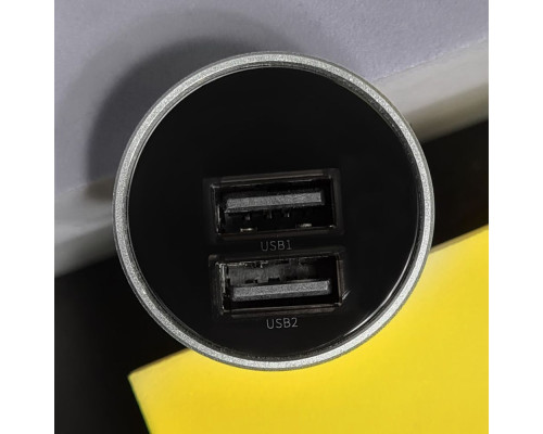 АЗП Baseus Digital Display Dual USB 4.8A Car Charger 24W black