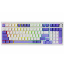 Бездротова клавіатура Proove Gaming Slicker Special Edition (Ukraine Layout) white/purple 2003000266993 6901115232123
