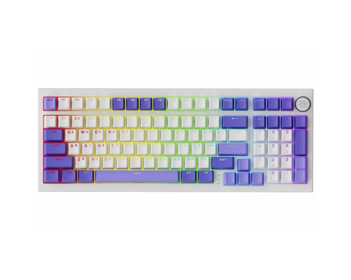Бездротова клавіатура Proove Gaming Slicker Special Edition (Ukraine Layout) white/purple 2003000266993 6901115232123