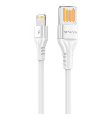 Кабель Proove Double Way Silicone Lightning 2.4A (1m) white