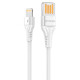 Кабель Proove Double Way Silicone Lightning 2.4A (1m) white