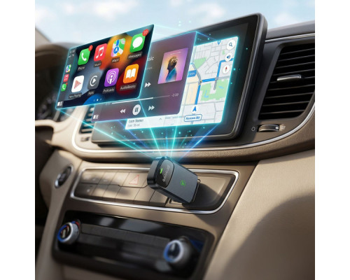 Бездротовий адаптер Proove Unity 2in1 (CarPlay / Android Auto) gray 2003000292459 6901112019260