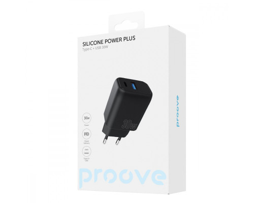 МЗП Proove Silicone Power Plus 30W (Type-C + USB) white