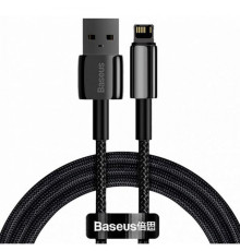 Кабель Baseus Tungsten Gold Fast Charging Lightning 2.4A (1m) black