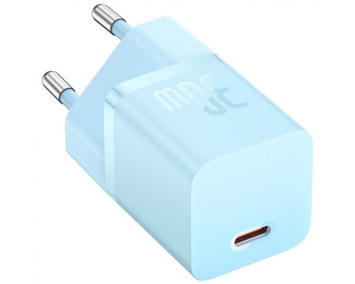 МЗП Baseus GaN5 Mini Fast Charger 30W (Type-C) blue 6932172624453