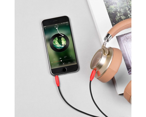 Кабель AUX Hoco UPA11 (1m) red