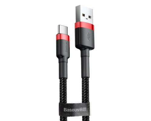 Кабель Baseus Cafule Type-C Cable 2A (3m) gray/black