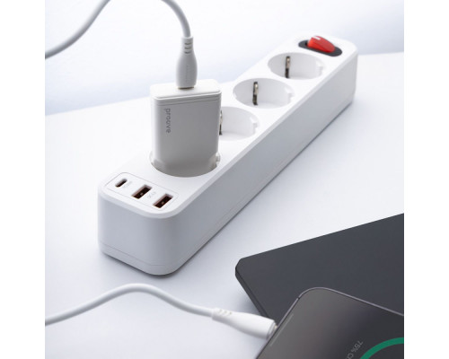 МЗП Proove Slender 30W (Type-C + USB) white 2003000258462 6901111434804