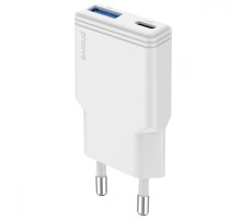 МЗП Proove Slender 30W (Type-C + USB) white 2003000258462 6901111434804