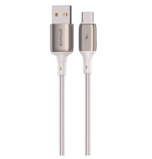 Кабель Proove Dense Metal USB to Type-C 3A (2m) white 2003000258349 6901118478023