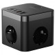 Мережевий фільтр Baseus PowerCombo Cube Power Strip 3xAC+2xUSB+2xType-C 30W (1.5m) black 2001001935740 6932172651121