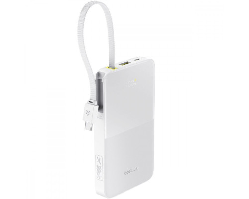 Портативна Батарея Baseus EnerFill Bipow2 Pro 22.5W 10000mAh white 2003000273779 6932172691868