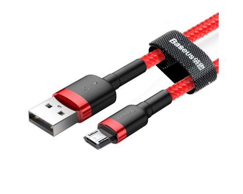 Кабель Baseus Cafule Micro USB 1.5A (2m) red/black
