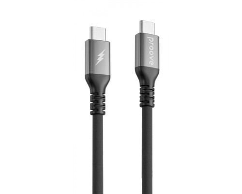 Кабель Proove ReGen Silicone Type-C to Type-C 60W (1m) black 2001001957551 6901113407974