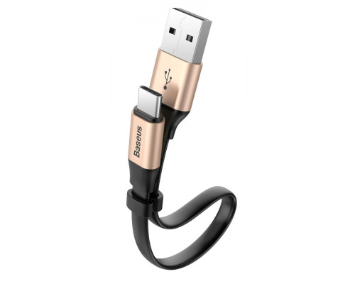Кабель Baseus Nimble Type-C 3.0A (0.23m) gold