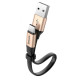 Кабель Baseus Nimble Type-C 3.0A (0.23m) gold