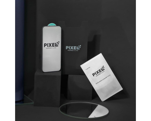 Захисне скло FULL SCREEN PIXEL iPhone 15 black
