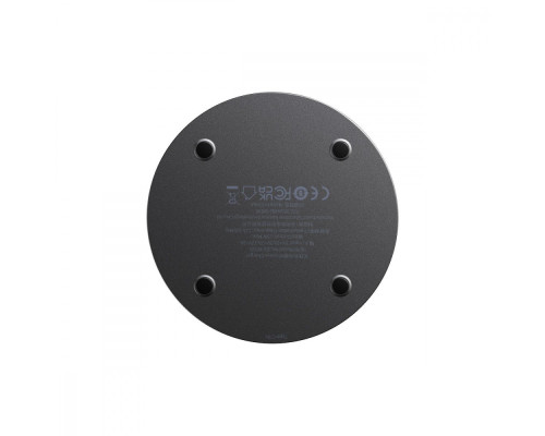 Бездротовий ЗП Baseus Simple 2 15W + Кабель Type-C To Type-C 24W (1m) black