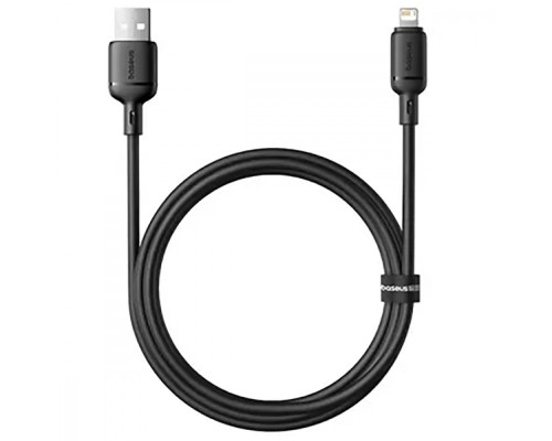 Кабель Baseus Silky Series Fast Charging Lightning 2.4A (1m) black 2003000197884 6932172668822
