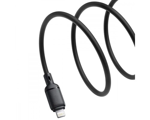 Кабель Baseus Silky Series Fast Charging Lightning 2.4A (1m) black 2003000197884 6932172668822