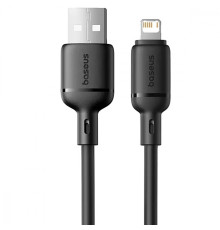 Кабель Baseus Silky Series Fast Charging Lightning 2.4A (1m) black 2003000197884 6932172668822