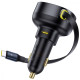 АЗП Baseus Enjoyment Pro Car Charger Type-C + Retractable Type-C Cable 60W black 2003000229387 6932172641658