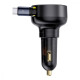 АЗП Baseus Enjoyment Pro Car Charger Type-C + Retractable Type-C Cable 60W black 2003000229387 6932172641658