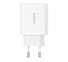 МЗП Baseus Cube Fast Charger 30W (Type-C + USB) white 2001000965175 6932172651176
