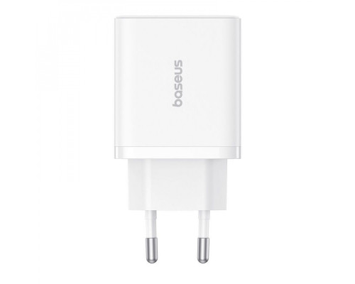 МЗП Baseus Cube Fast Charger 30W (Type-C + USB) white 2001000965175 6932172651176