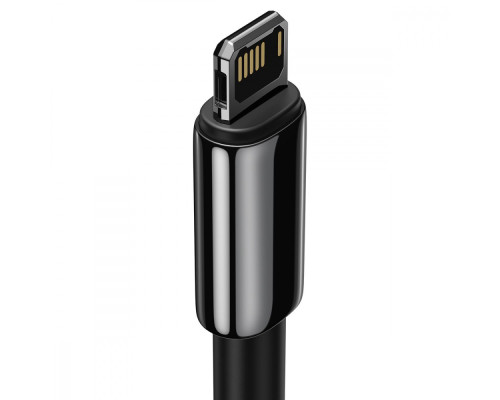 Кабель Baseus Tungsten Gold Fast Charging Lightning 2.4A (1m) black