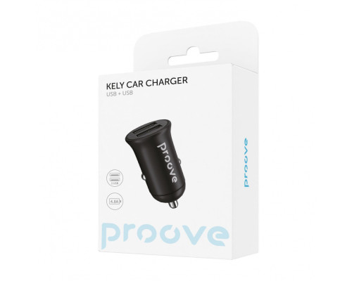 АЗП Proove Kely Car Charger (2USB) black