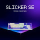 Бездротова клавіатура Proove Gaming Slicker Special Edition (Ukraine Layout) white/purple 2003000266993 6901115232123