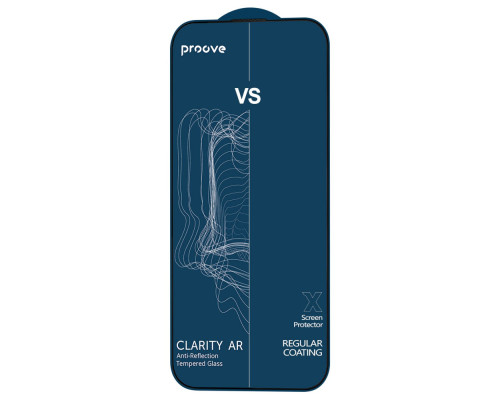 Захисне скло Proove Clarity AR VS version iPhone 14 Pro/15/16 black 2003000217094