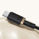 Кабель Baseus Dura Series Fast Charging Type-C to Type-C 100W (1m) gold/black 2003000232165 6932172669836