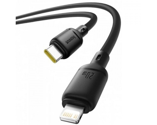 Кабель Baseus Foamed Silicone Fast Charging Type-C to Lightning 20W (2m) black 2003000288827 6932172693893