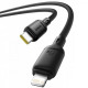 Кабель Baseus Foamed Silicone Fast Charging Type-C to Lightning 20W (2m) black 2003000288827 6932172693893