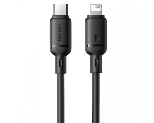 Кабель Baseus Foamed Silicone Fast Charging Type-C to Lightning 20W (2m) black 2003000288827 6932172693893