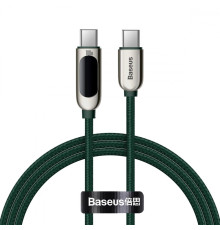 Кабель Baseus Display Fast Charging Type-C to Type-C 100W (1m) dark green