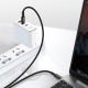 Кабель Baseus Tungsten Gold Fast Charging Type-C to Type-C 100W (1m) blue